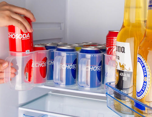 Organizador de latas para refrigerador